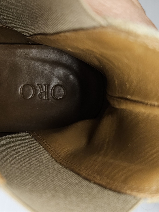 Oro Los Angeles Alicante Crepe Chelsea Boots Size 9 main image 5
